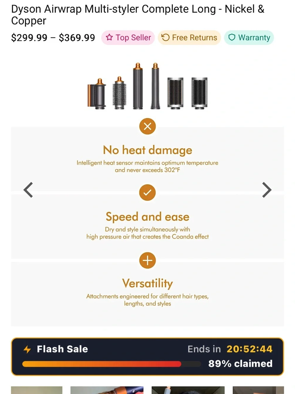 Dyson Men Grooming Multi-Styler in Gunmetal and Copper Accents